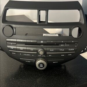 Premium Car Stereo Receiver with Black Finish